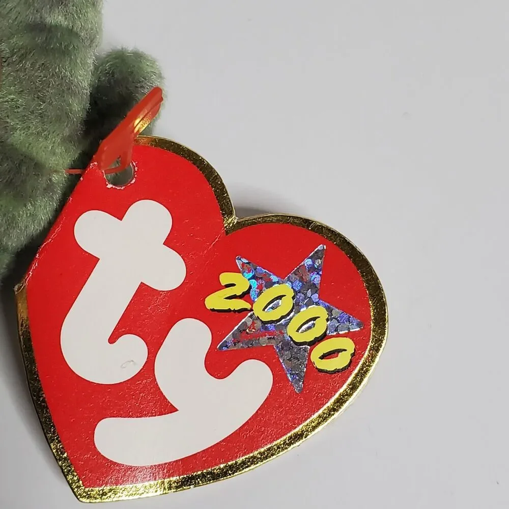 Beanie Babies All With Tags Lot Of 4 Swampy, Chickie, Prickles, Scoop